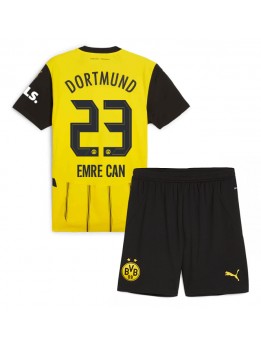 Borussia Dortmund Emre Can #23 Heimtrikotsatz für Kinder 2024-25 Kurzarm (+ Kurze Hosen)